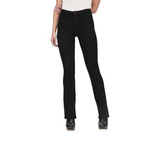 FRAME Le Mini Boot Slim Cut Mid-Rise Stretch Black Charcoal Jeans Size 27